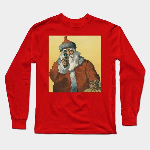 Bad Santa Long Sleeve T-Shirt by EmoteYourself